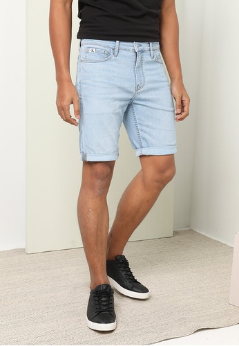 Calvin Klein blue Slim Shorts-Calvin Klein Jeans CD2E5AA221485AGS_1
