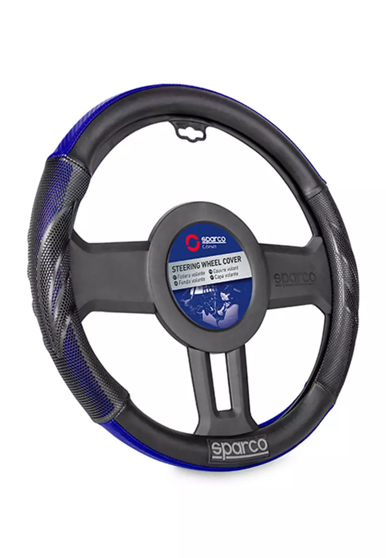 SPARCO steering wheel covers, steering wheel protector, steering wheel  protection, red, black, rubber, diameter 3