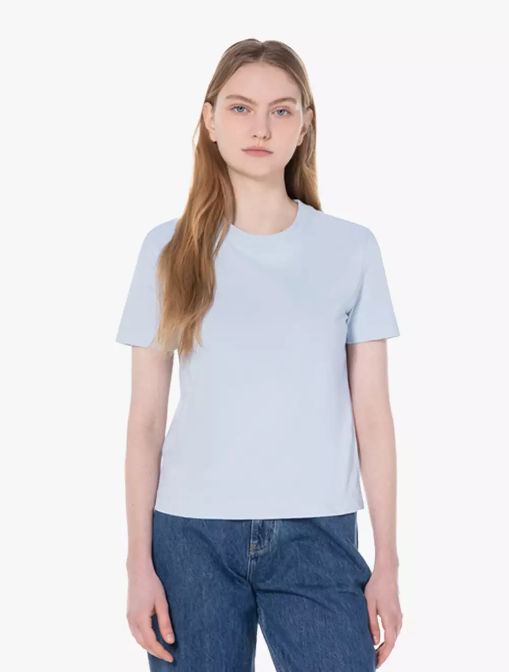 CALVIN KLEIN - ARCHIVE LOGO CREW NECK SHORT SLEEVE T-SHIRT - Blue - blue