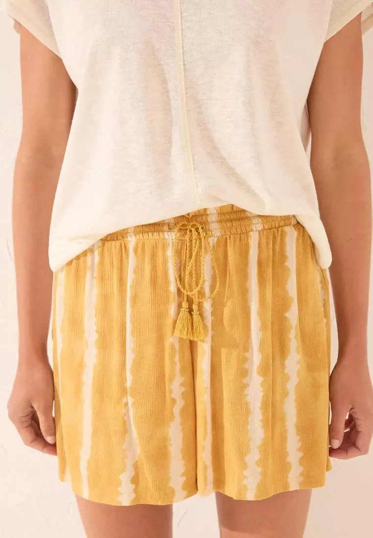 Tie-Dye Print Trouser