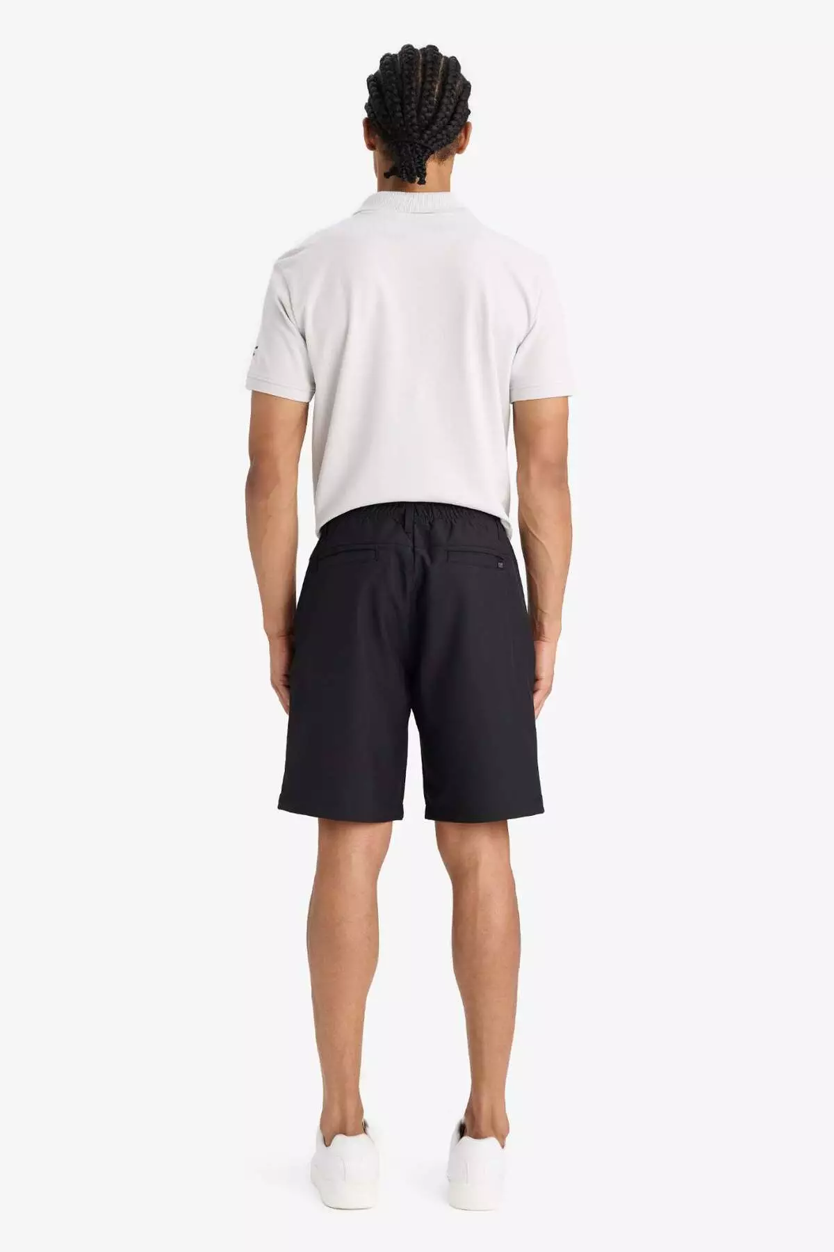 Defactofit Standard Fit Sportsman Short Leg Woven Shorts E4137Ax25Sm