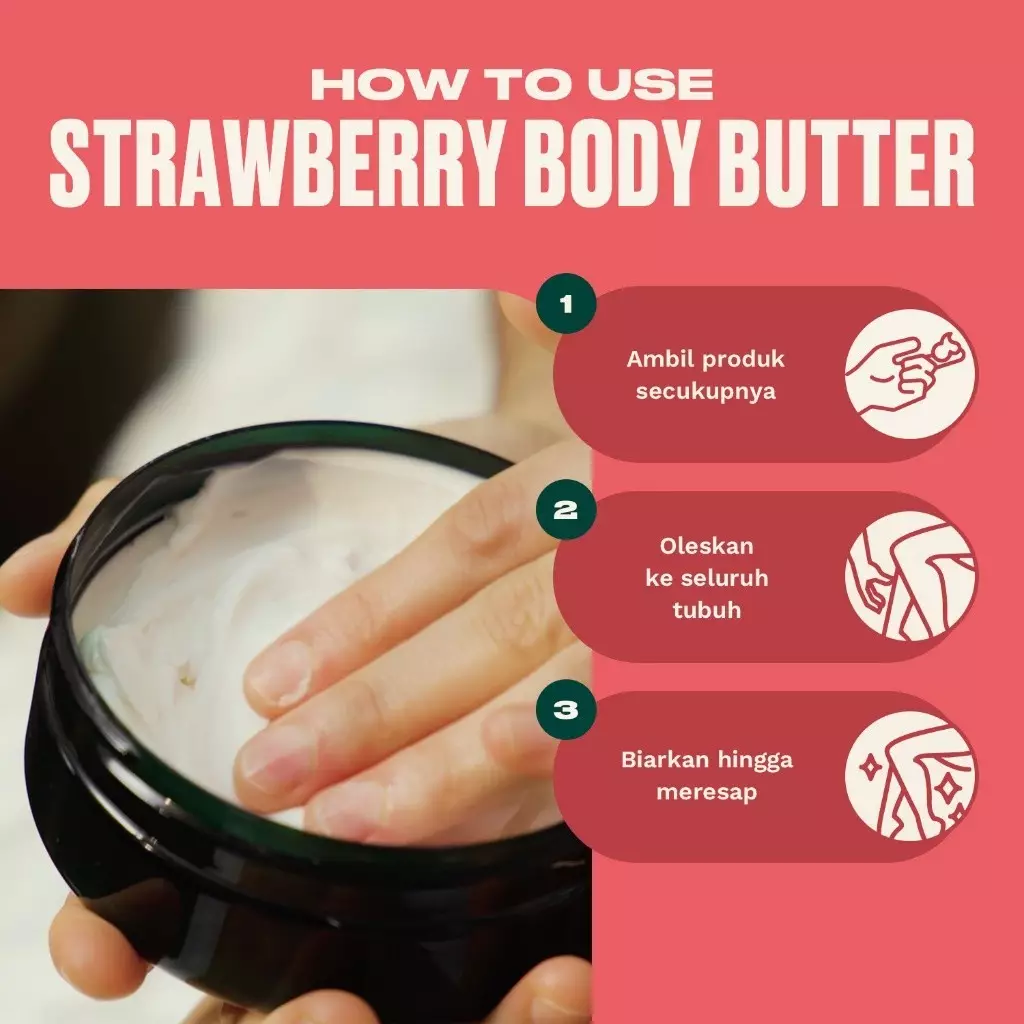 New Strawberry Body Butter 200Ml