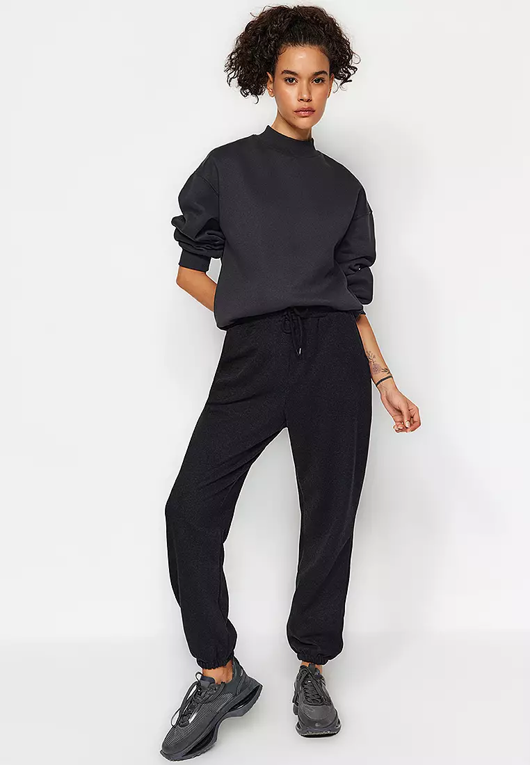 Sporty Elastic Sweatpants