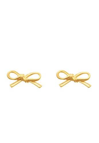 Buy Tomei Ribbon Bliss Earrings Tomei Yellow Gold 916 22k Ws Yg1134e 1c Online Zalora Malaysia