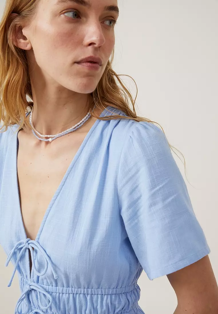 Hazel V Neck Mini Dress