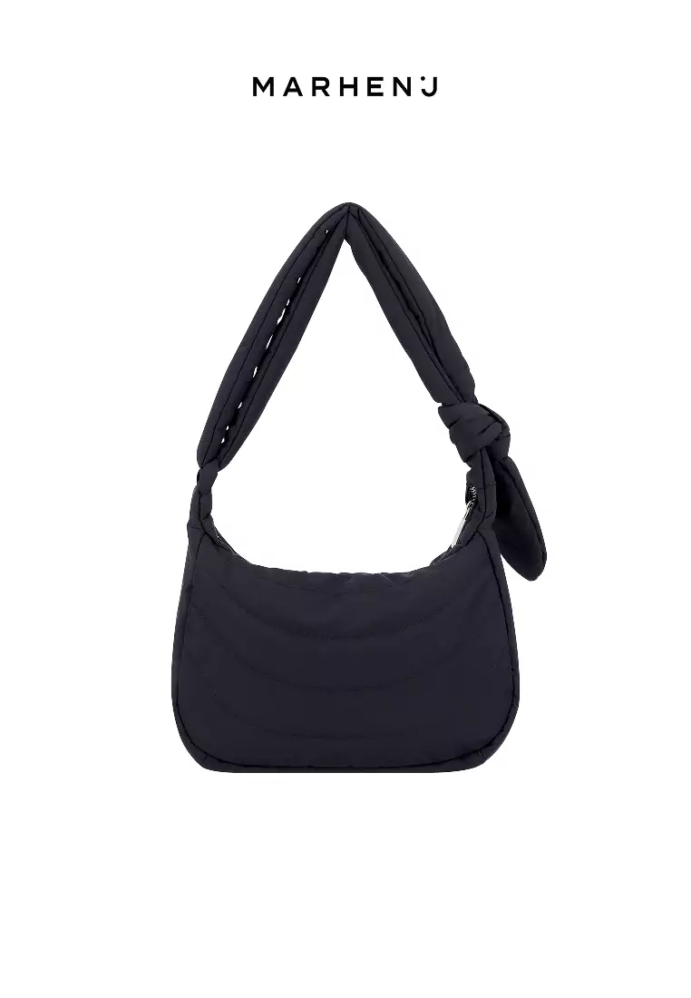 MARO MINI Nylon Crossbody Bag Black