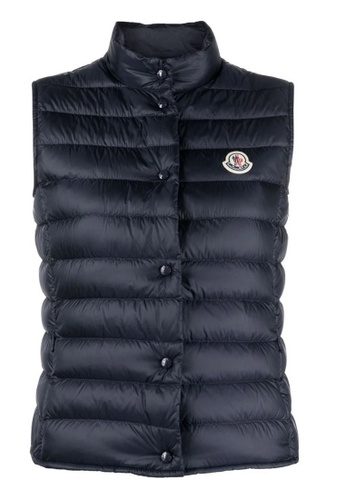 MONCLER navy Moncler "Liane" Down Vest in Navy 3B2FFAAB03C164GS_1