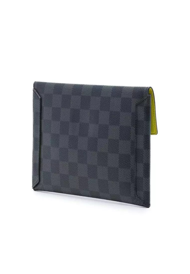 Pre-Loved Louis Vuitton Damier Graphite Alpha Pochette Mm