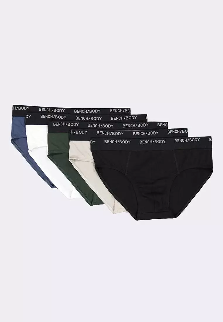 Men's 5-in-1 Pack Hipster Brief