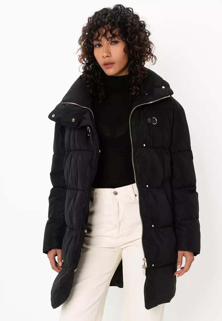 Quilted Jacket Massimo Dutti Womens Coats Quilted Coat