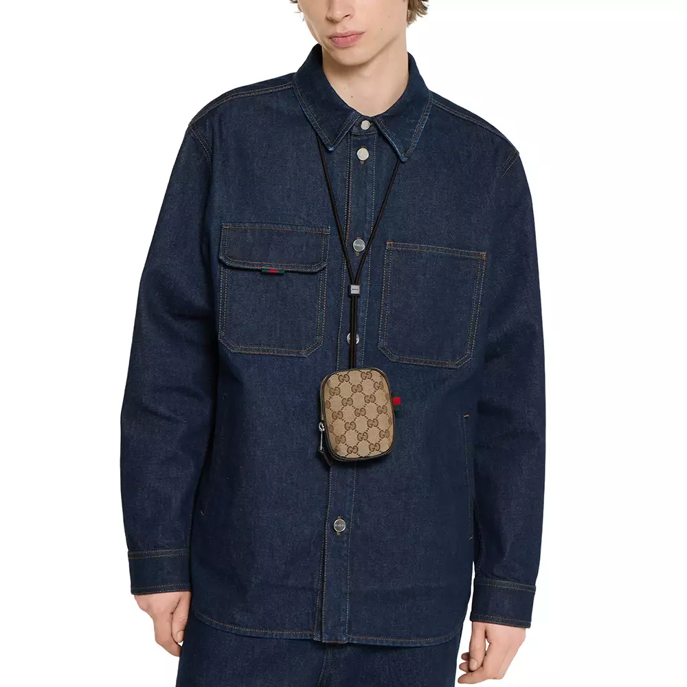 [4.4PRIL KEJUTAN HARGA] GG Canvas Mini Bag Beige Dark Brown