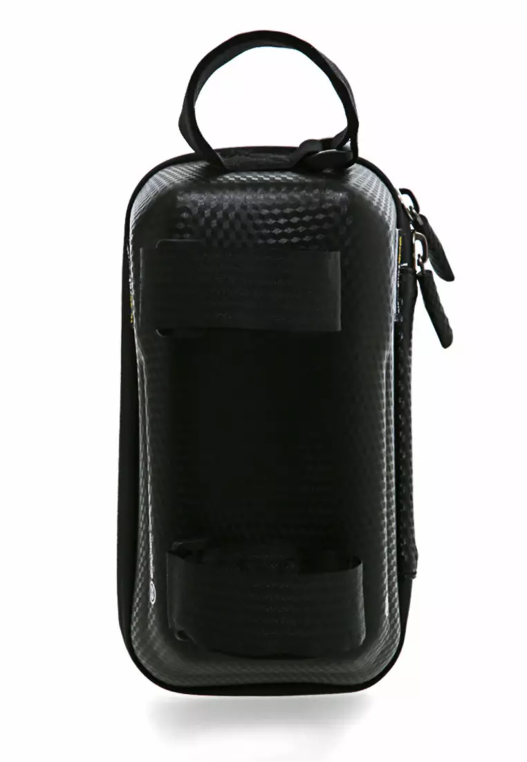 Qian Tas Sepeda Smartphone Case Handlebar Bicycle Bag Waterproof 1L Material EVA ORIGINAL - Black