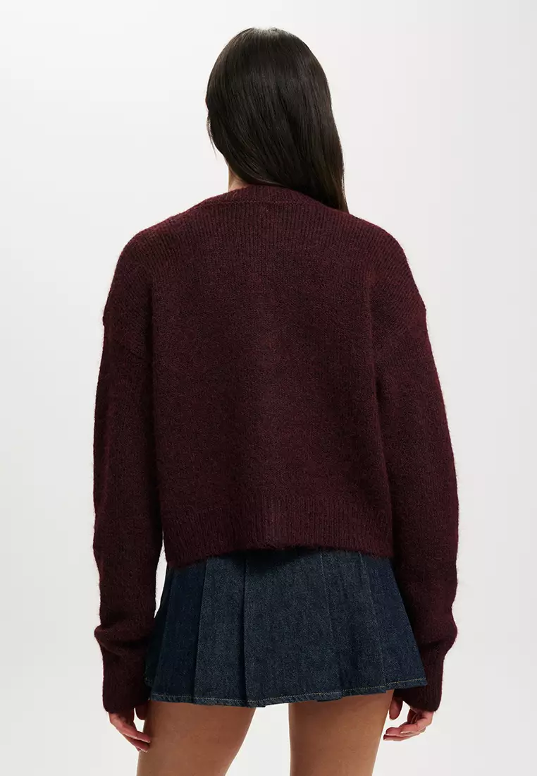 Lofty Luxe Crew Cardigan