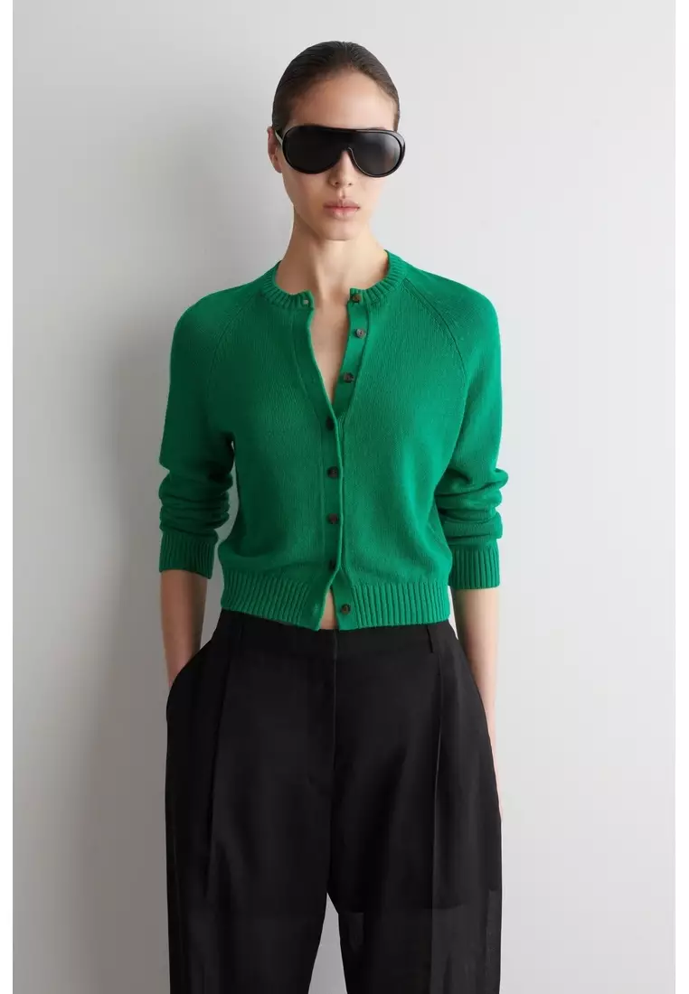 KNITTED LINEN CARDIGAN