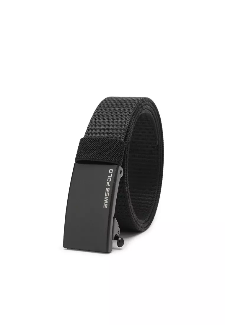 40mm Auto Canvas Belt - Black