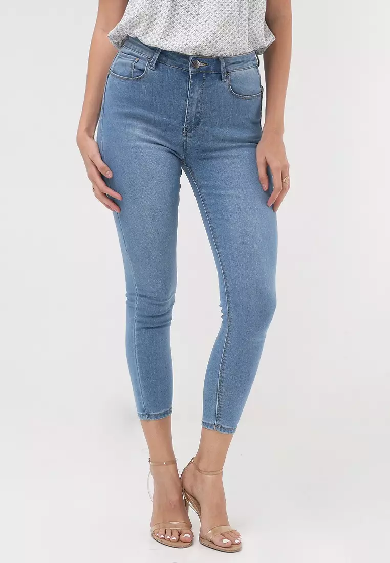 Cropped Skinny High Waist