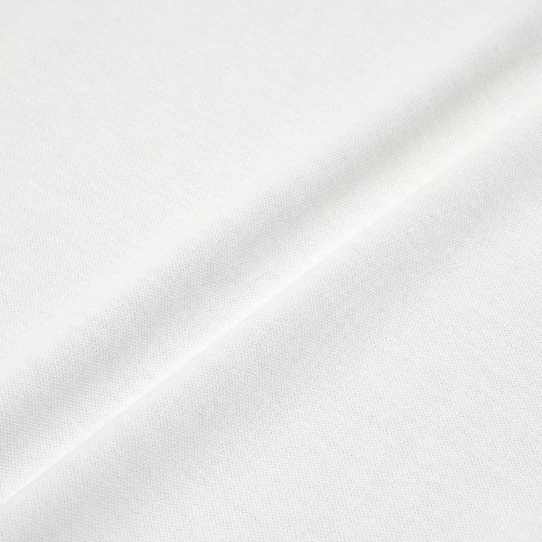 Double Jersey Contrasting Color T-Shirt Light Grey