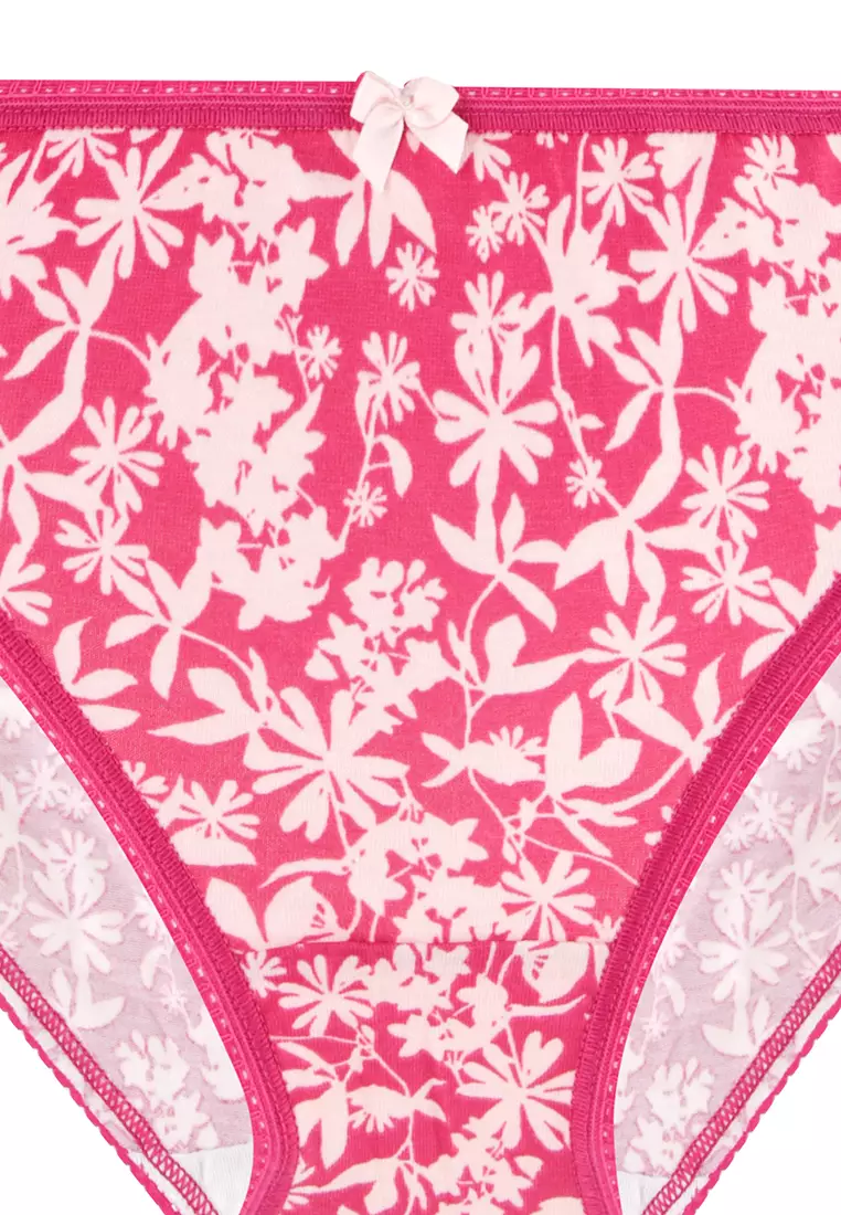 5pk Cotton Lycra Bikini Knickers