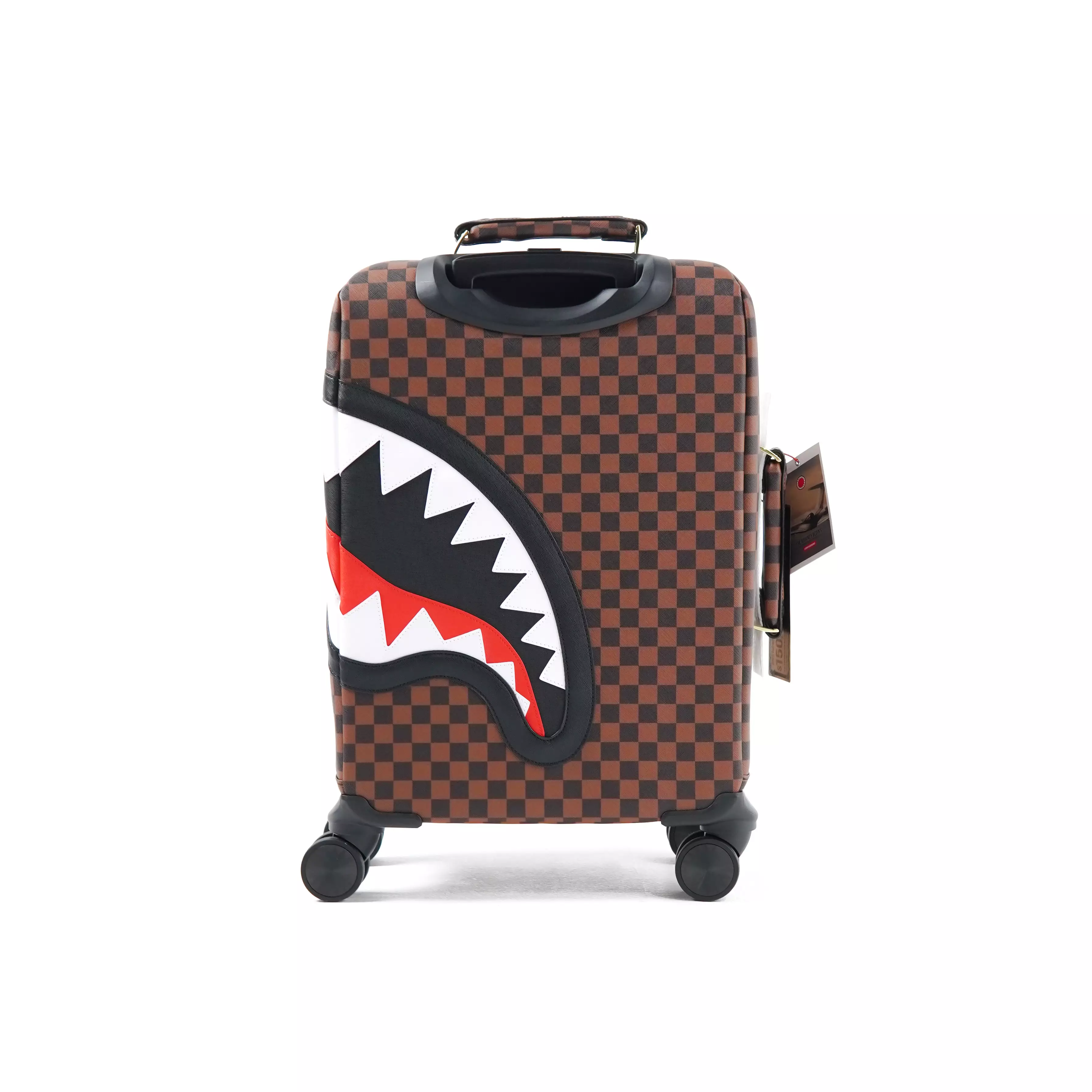 Koper SPRAYGROUND HENNYVILLE SHARKS BROWN LUGGAGE 100% ORIGINAL