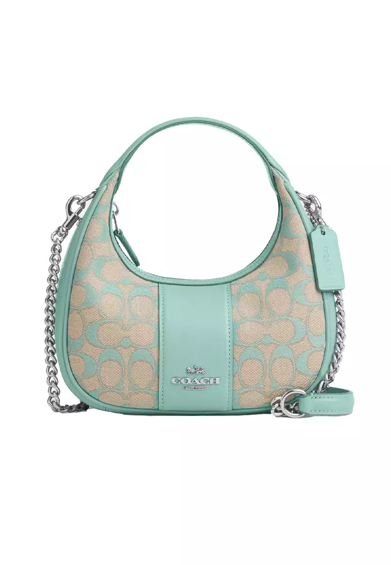 Buy Coach COACH Carmen Mini Crossbody In Signature Jacquard Faded Blue ...