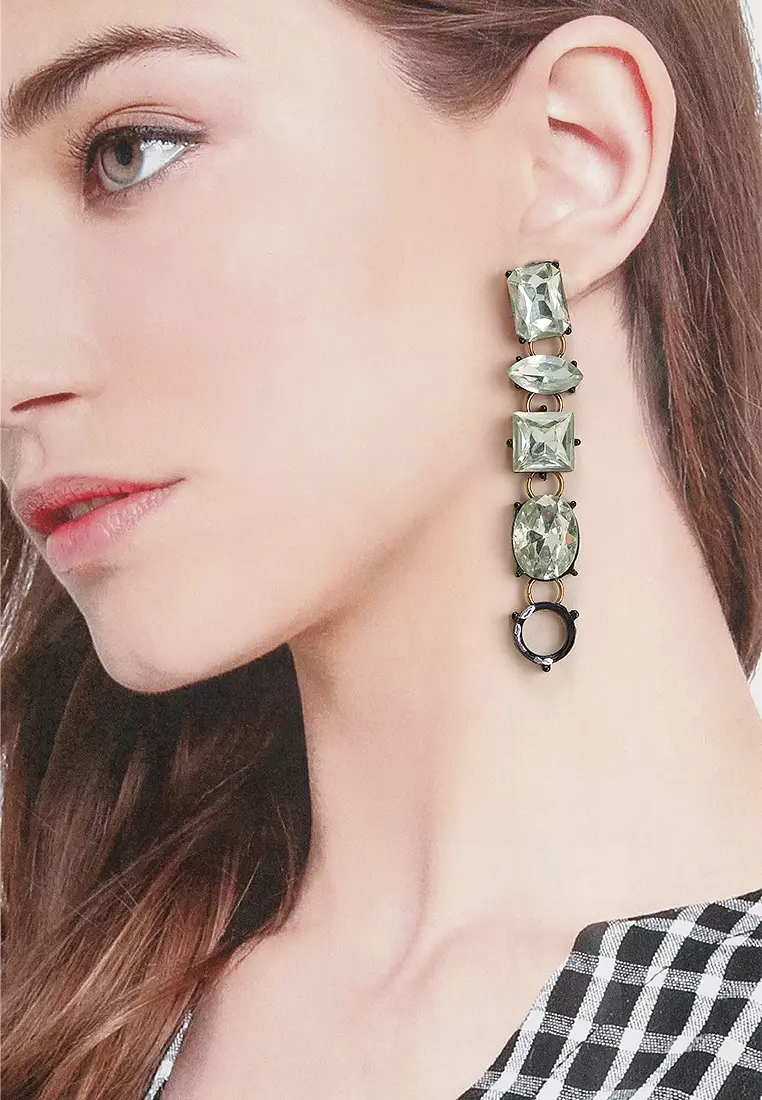 Zara diamante earrings top