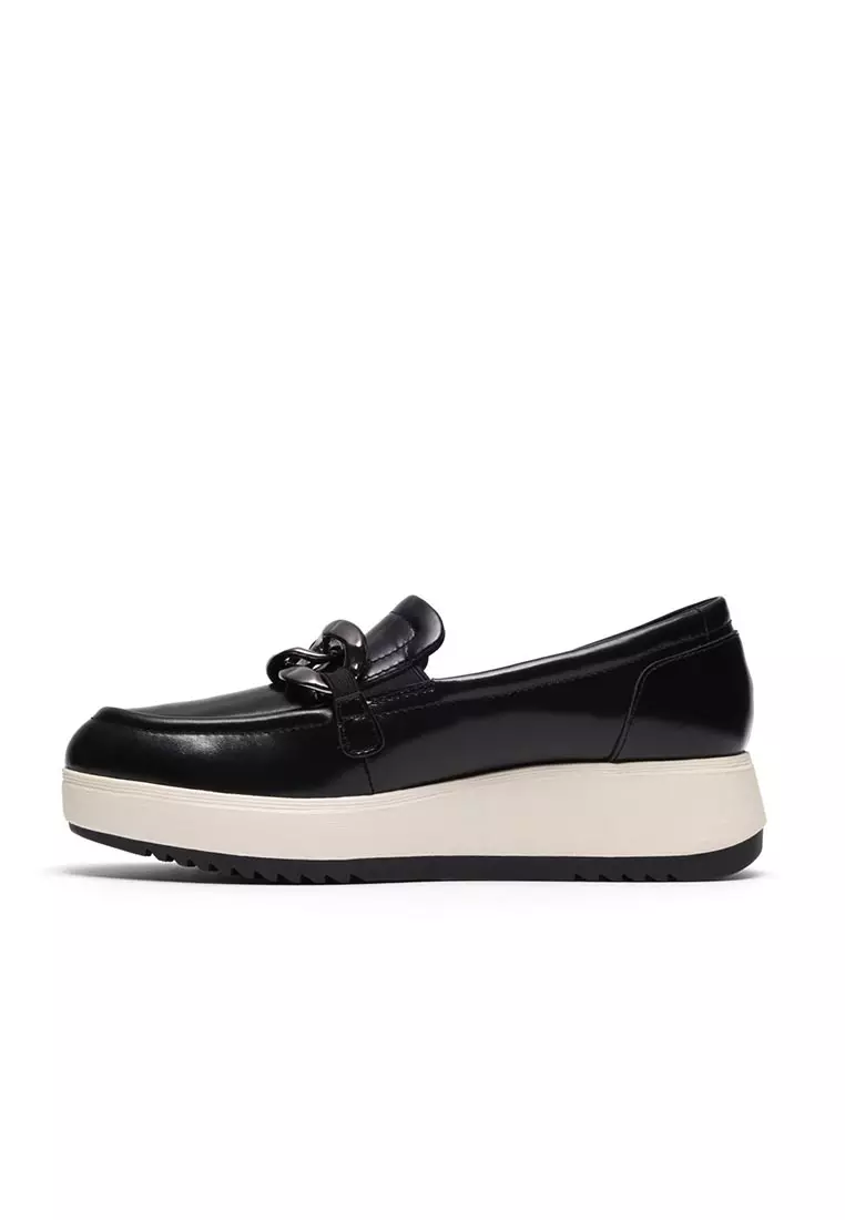 Womens Zylah May Loafers Black - Wide Fit