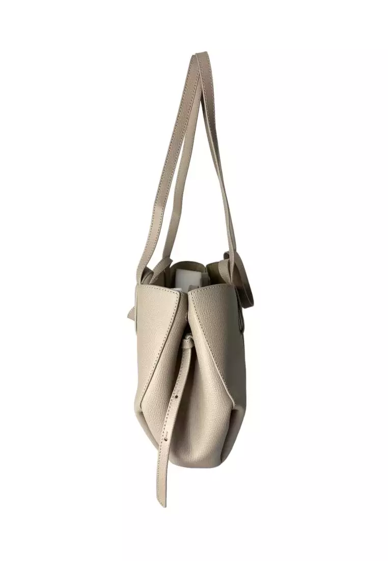 Polene Cyme Mini Taupe Leather