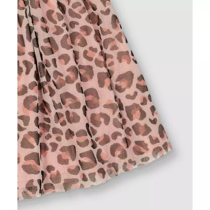Mothercare My K Leopard Print Mesh Skirt - Rok Anak Perempuan (Pink)