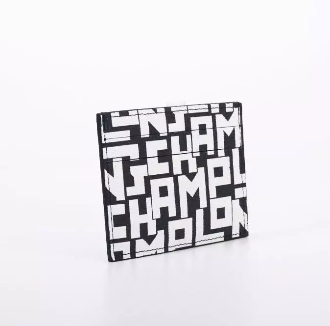 Longchamp Card Case Lgp White Black