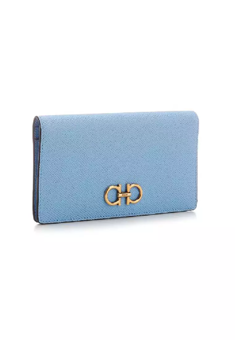 Blue online ferragamo wallet