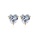 Glamorousky white 925 Sterling Silver Plated Gold Simple Romantic Heart-shaped Cubic Zirconia Stud Earrings 95D89ACC767D78GS_1
