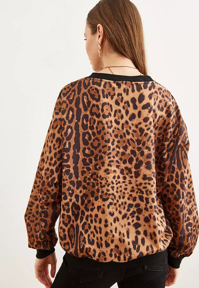 Basic Soft Texture Casual Sweatshirt