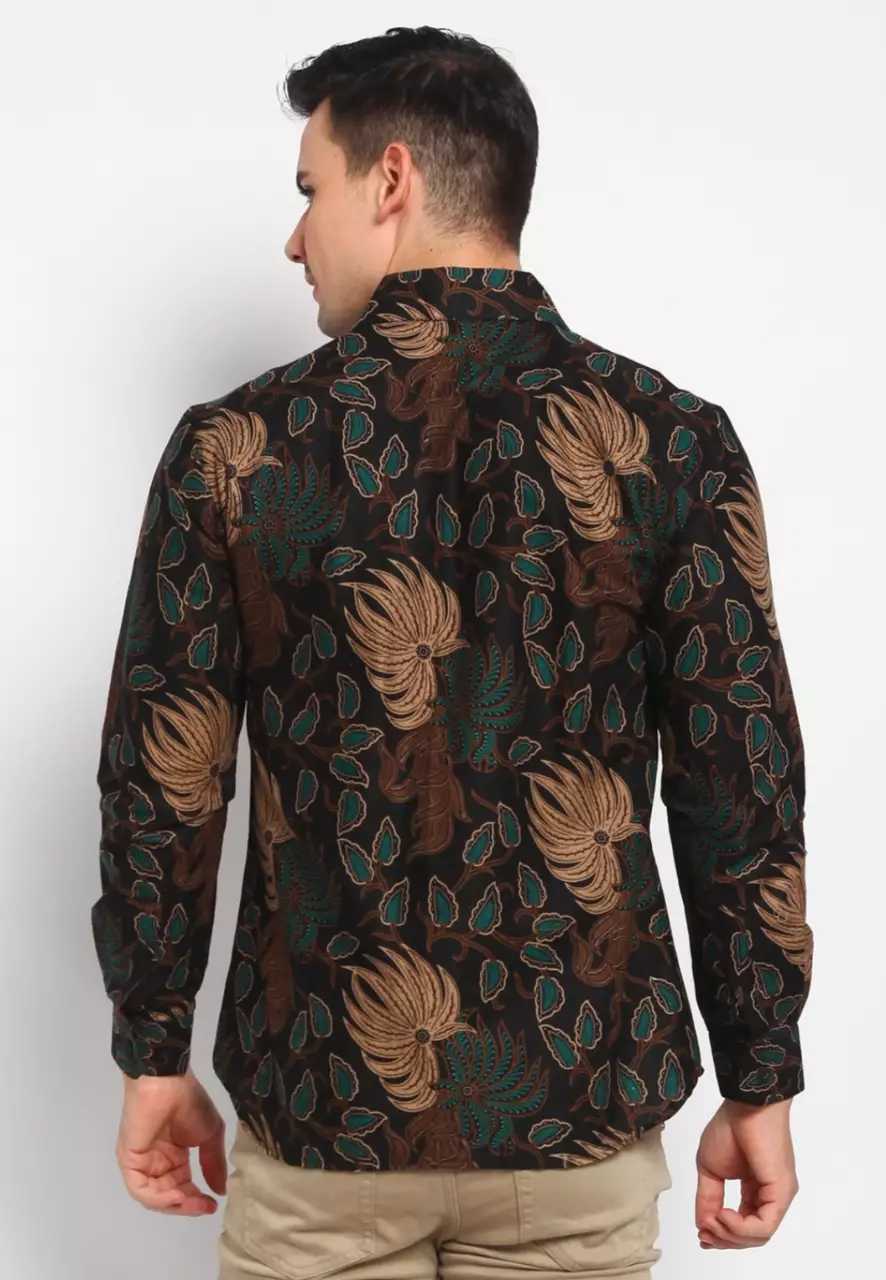Candra Kemeja Batik Pria Premium Slimfit Modern Lengan Panjang