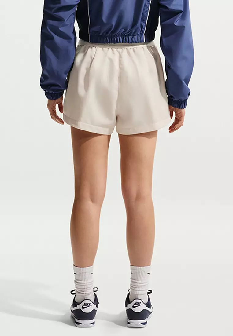 Sportswear High-Waisted Satin Women's Hot Shorts