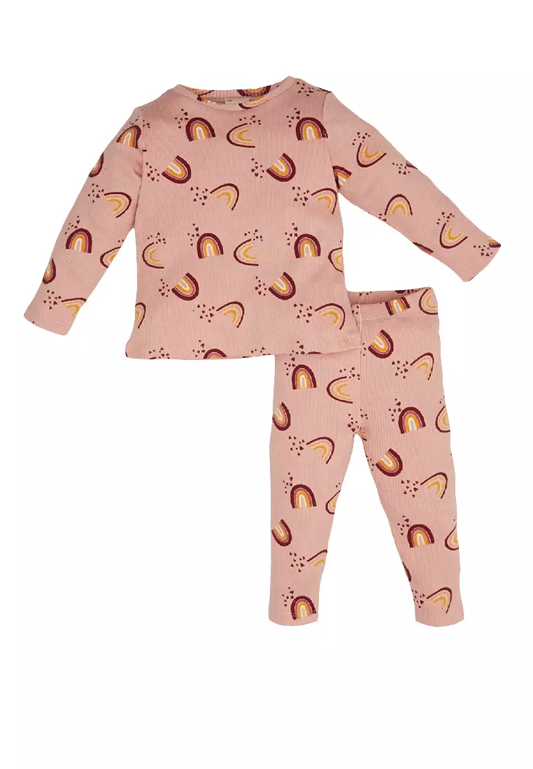 Buy DeFacto Waffle Knit Pyjamas Set Online ZALORA Malaysia