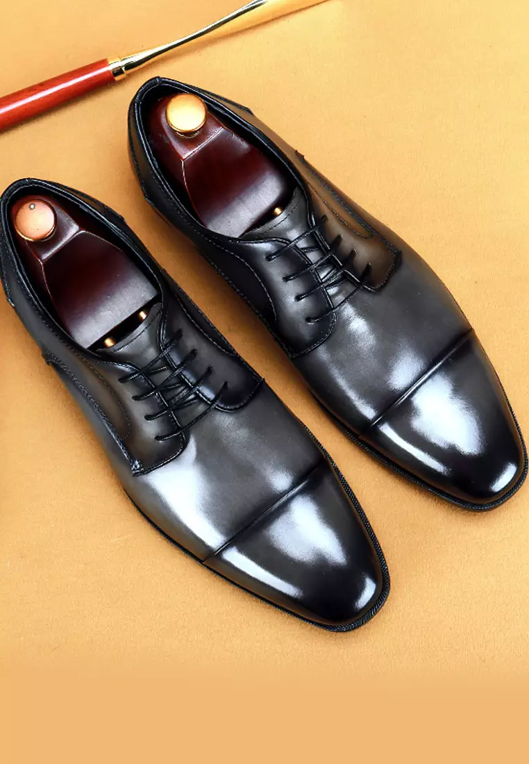 Twenty Eight Shoes VANSA Top Layer Cowhide Cap Toe Debry Shoes VSM