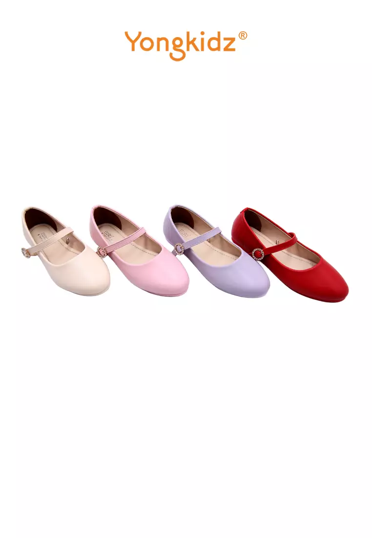 YONGKIDZ ASHLYN BALERINA FLATSHOES ANAK PEREMPUAN OL-LK8035-25 PINK
