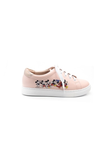 Elisa Litz pink MICKEY SEQUENCE SNEAKERS -  PINK D4602SHB710B93GS_1