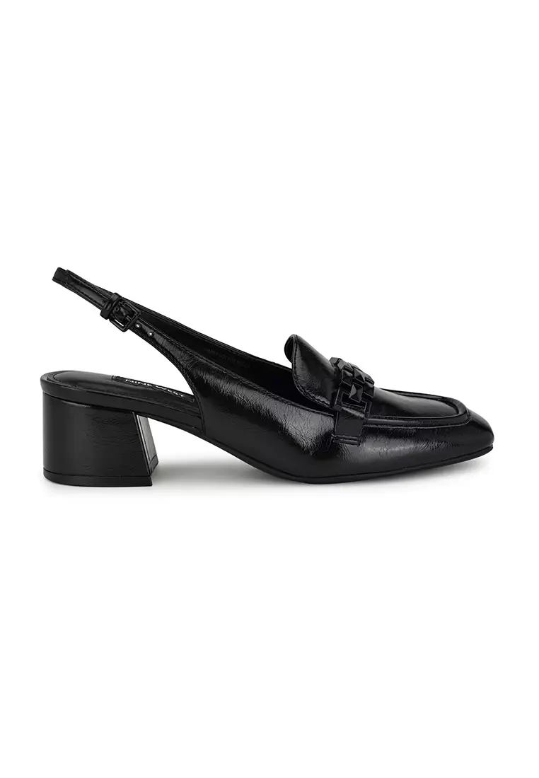 Discount on Nine West  shoes - SKU: Geresa3 Slingback Heels Black