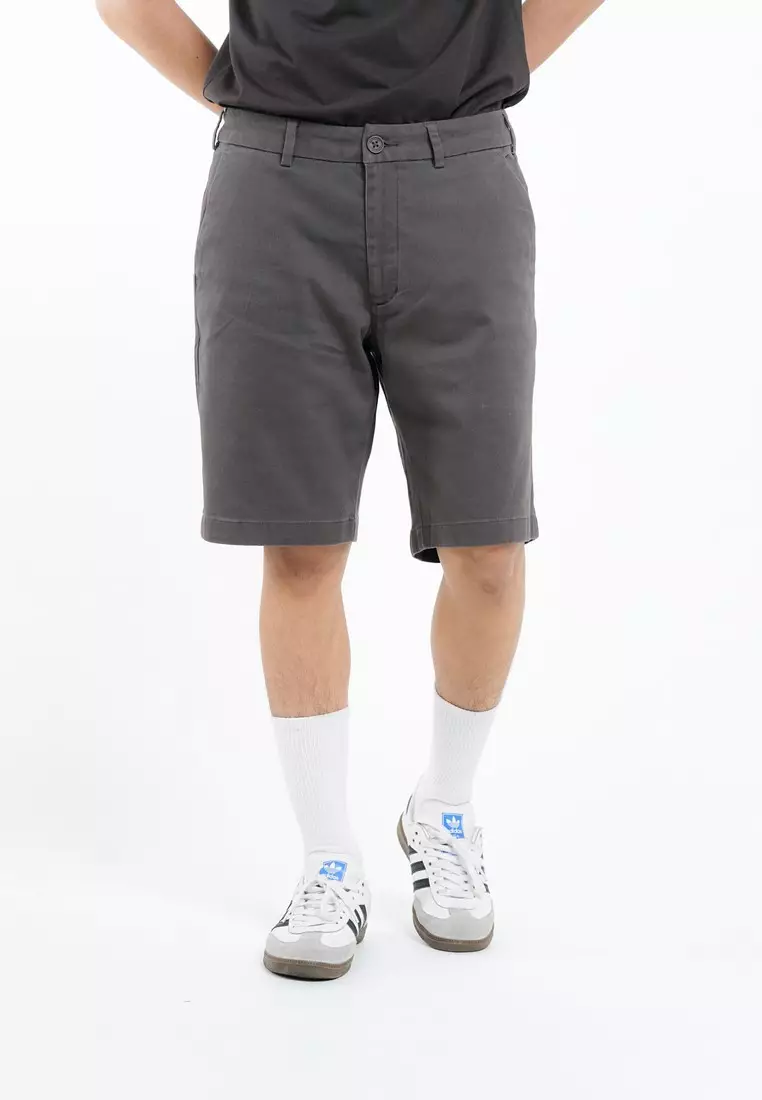 Greenlight Essential Men's Short Chinos Pants Regular Fit Cotton Spandex Miles 011225