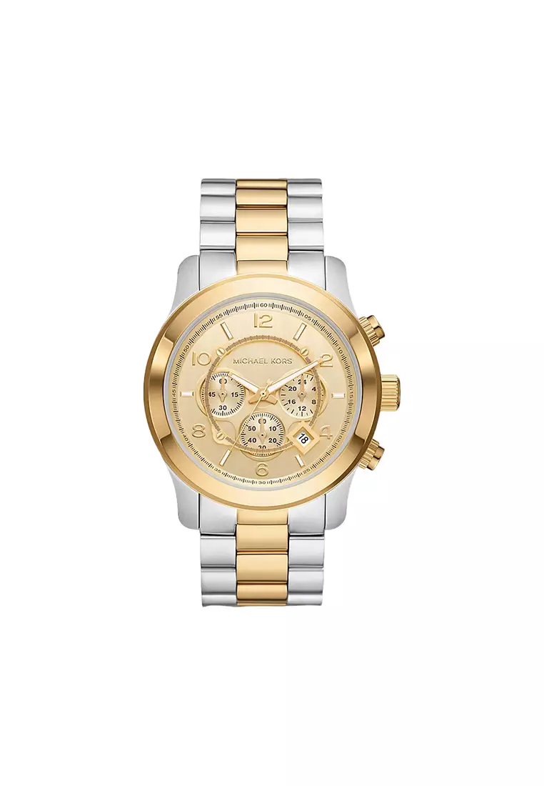 Men's Watch in Gold and Silver MK9075