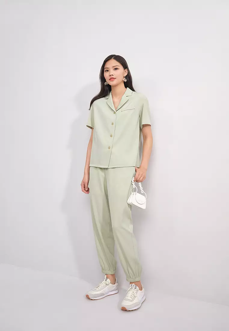 Elastic Waist Jogger Pants