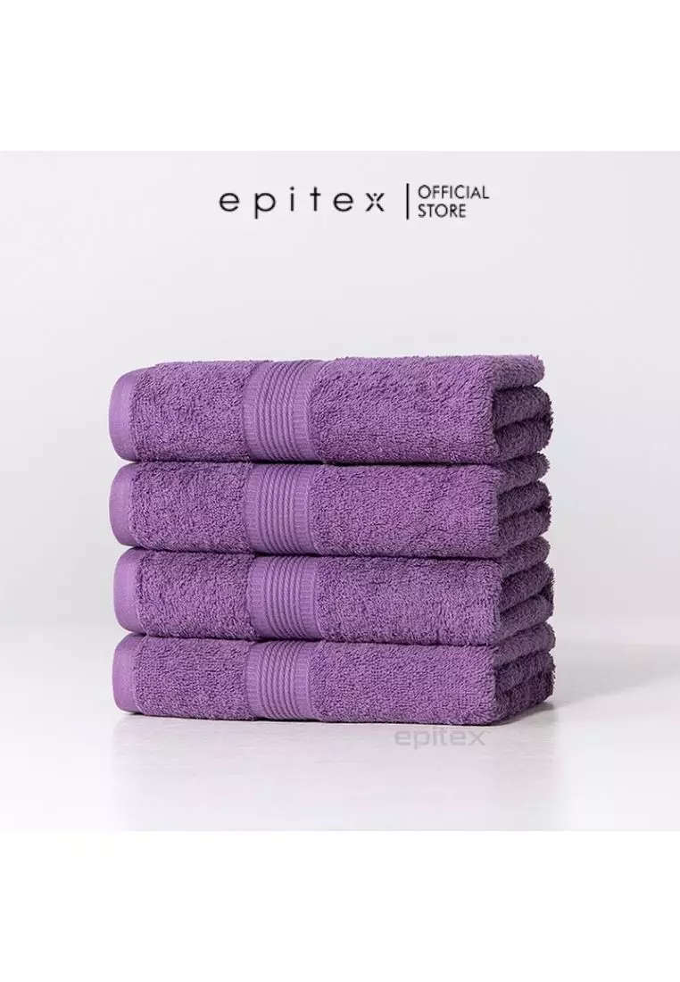 Bright purple towels 2025