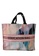 EGLANTINE black and pink EGLANTINE® X 2D4O® - "Staycation Bag" Wrinkle Free Canvas Tote Bag 108F8ACF6A9BFCGS_5