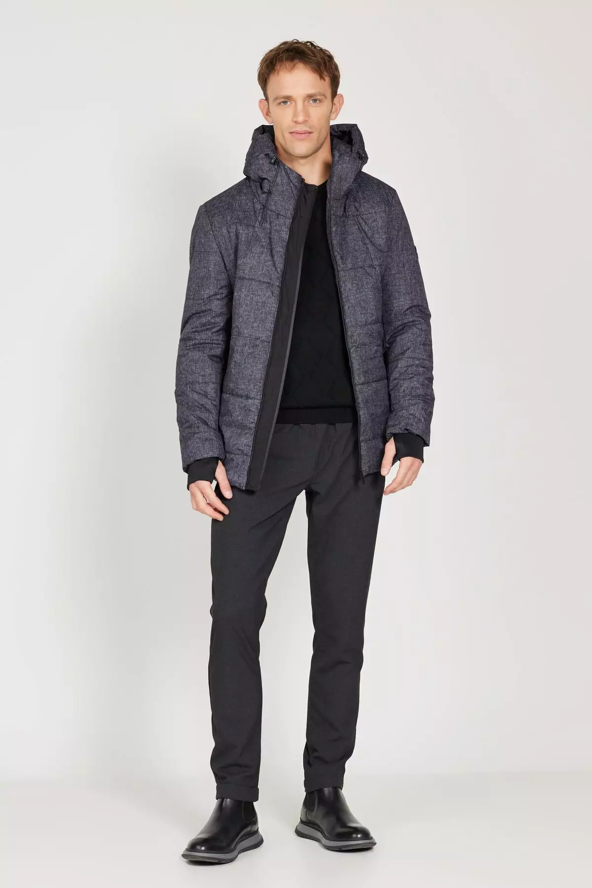 Hooded Puffy Jacket