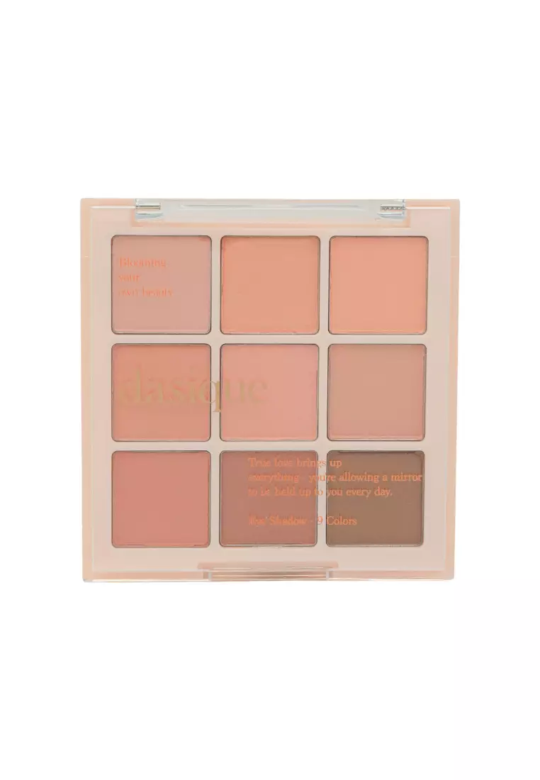 DASIQUE 霧面九色眼影盤 (#32 Milky Apricot 杏橘桃粉)(8克) 8g
