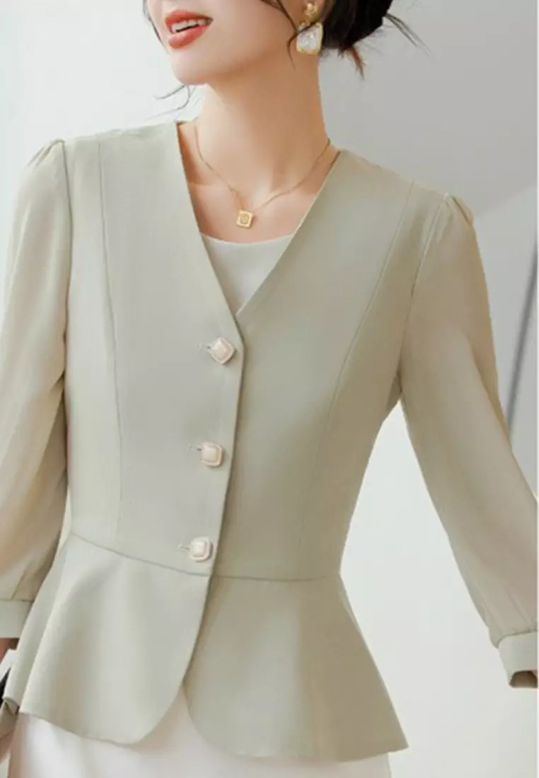 Elegant Single Breasted Suit YGH-EQ6010