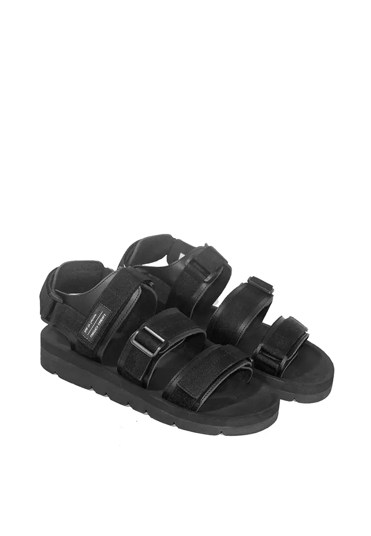 Meito Full Black Mountain Sandal