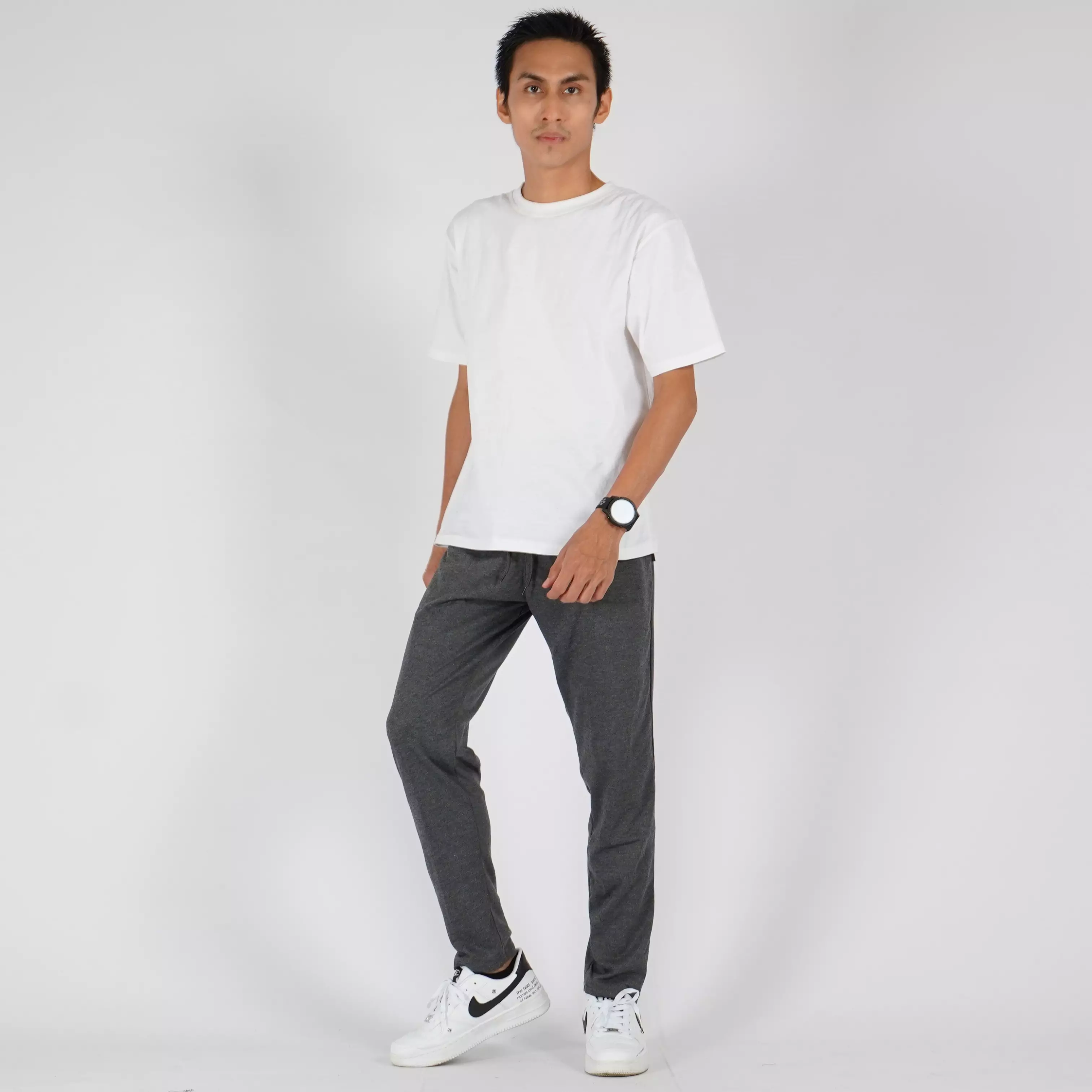 OKECHUKU Michael Celana Joger Pria Slim Fit Skinny Jogger Pants Korean Style