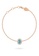 Aquae Jewels pink Bracelet Princess on Precious Stone, 18K Gold and Diamonds - Rose Gold,Amethyst 438E5ACED0C6E0GS_2